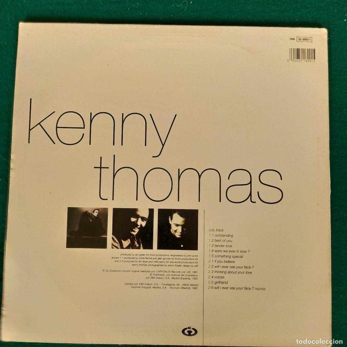 Discos de vinilo: Kenny Thomas &ndash; Voices - Foto 2