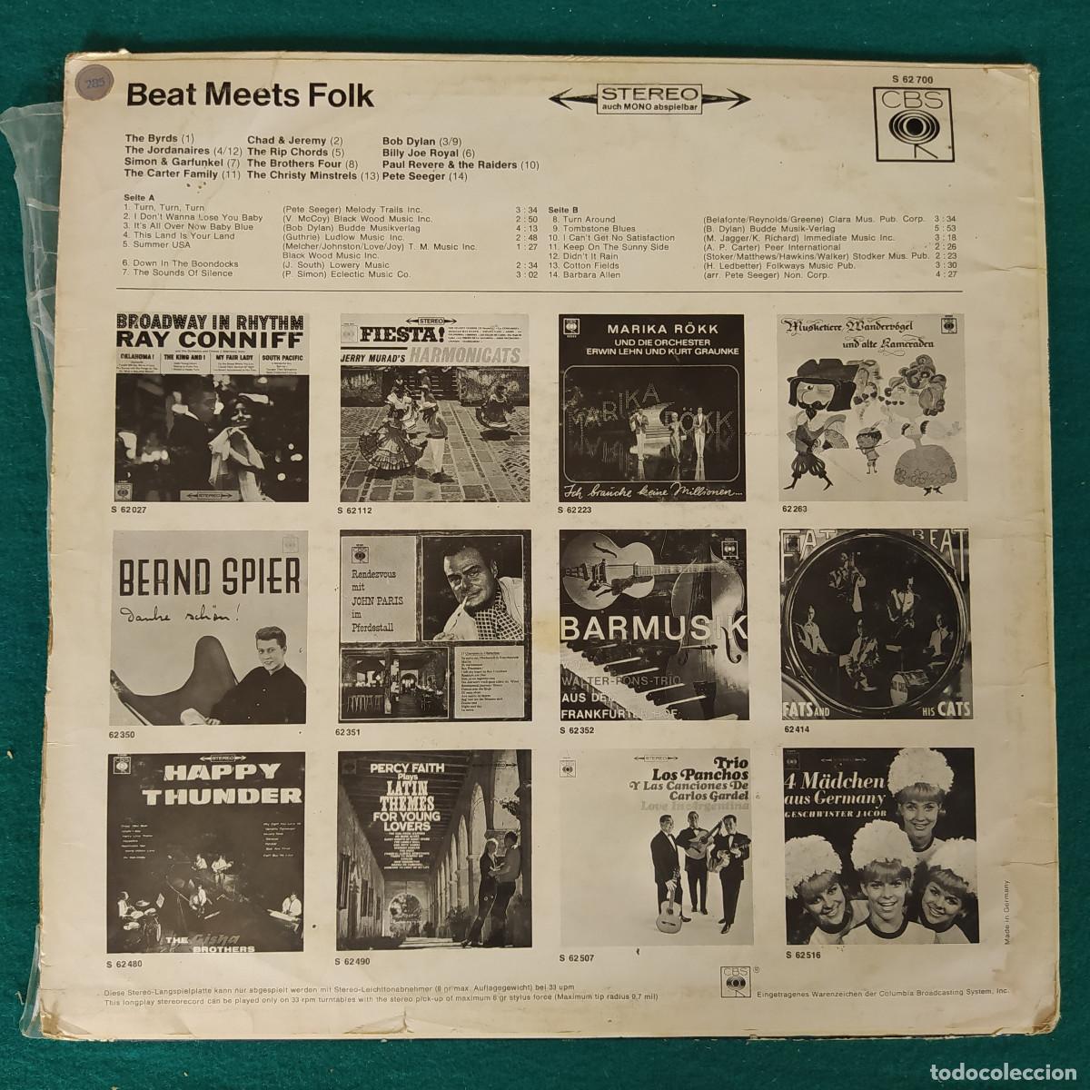 Discos de vinilo: Beat Meets Folk 1967 - Foto 2