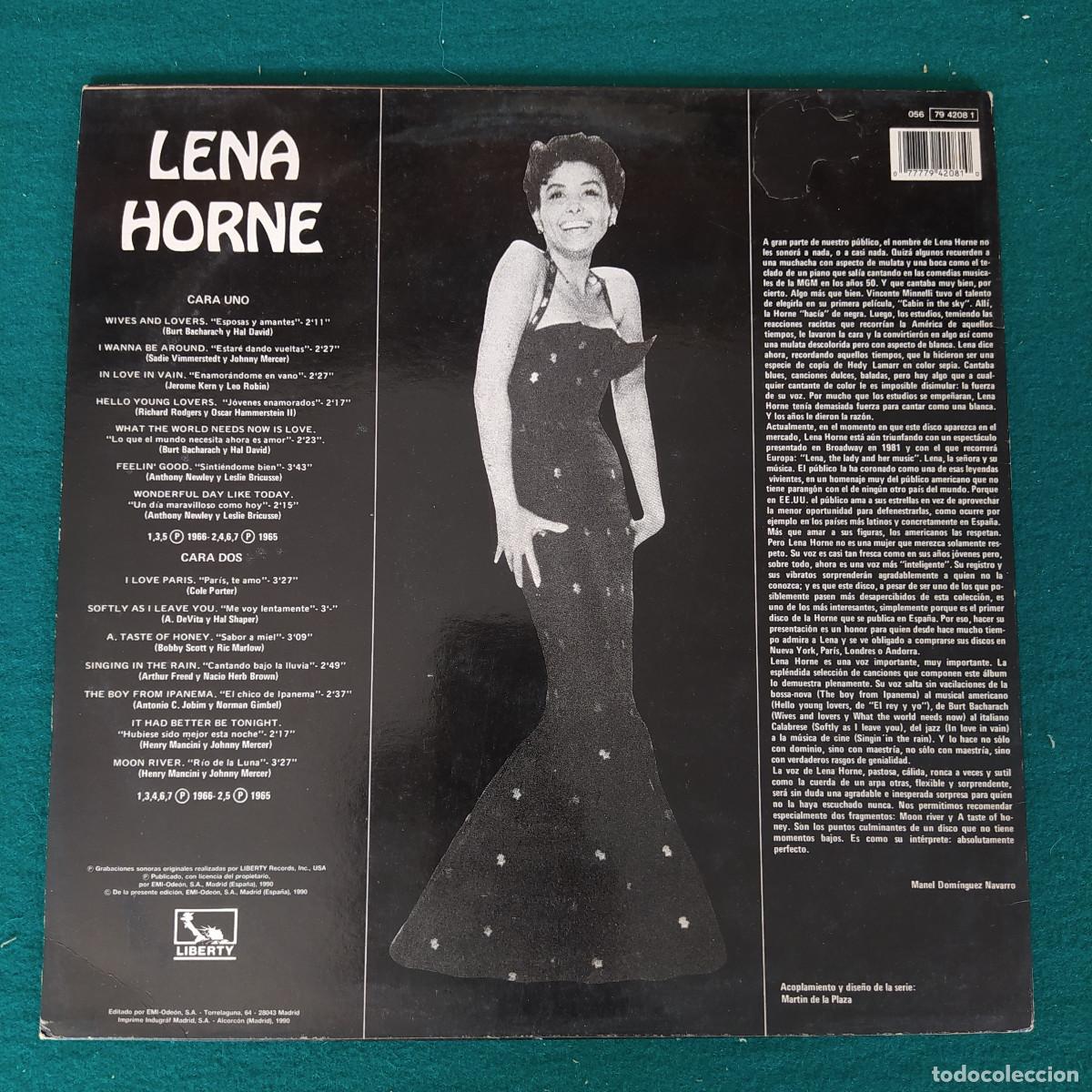 Discos de vinilo: Lena Horne &ndash; Con Plumas - Foto 2