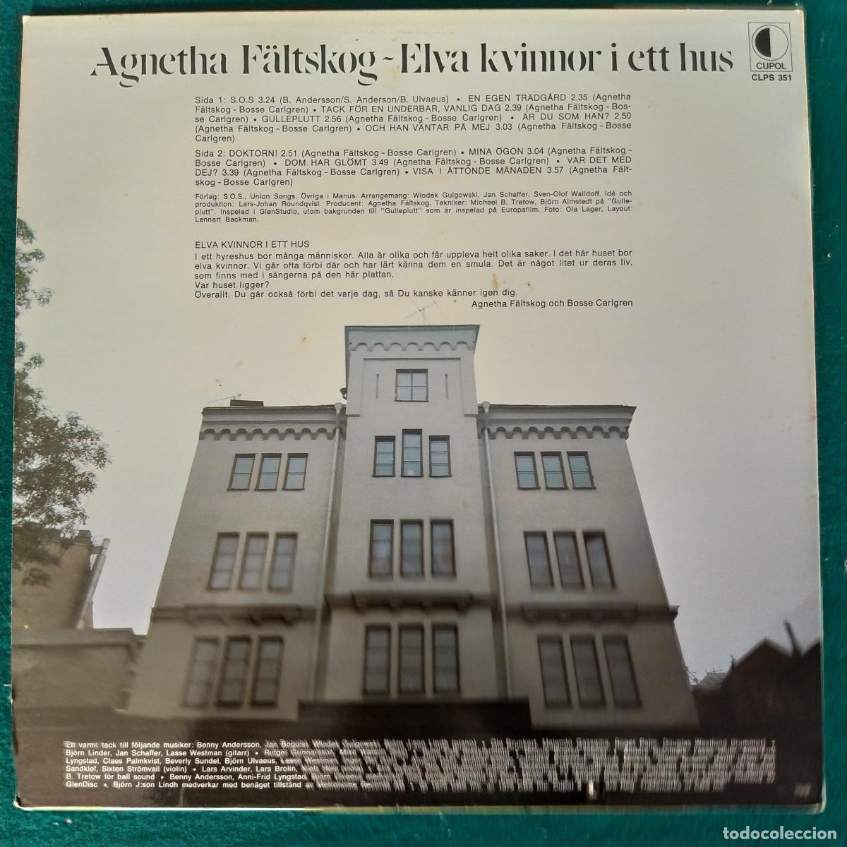 Discos de vinilo: Agnetha F&auml;ltskog &ndash; Elva Kvinnor I Ett Hus - Foto 2