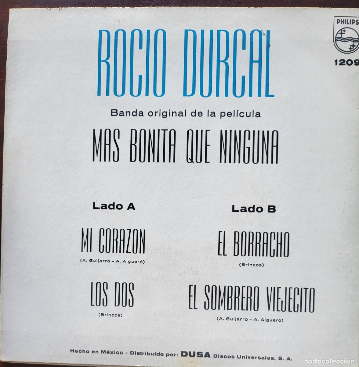 Discos de vinilo: Rocio Durcal Ep sello Philips editado en Mexico... - Foto 2