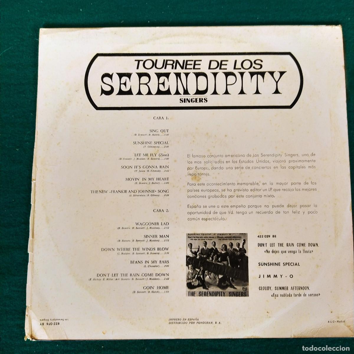 Discos de vinilo: SERENDIPITY SINGERS TOURNEE - Foto 2