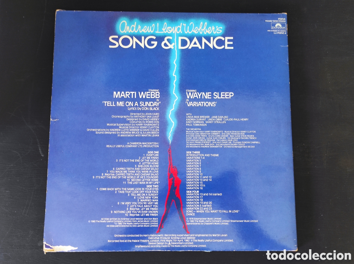 Discos de vinilo: Andrew Lloyd Webber - Song & Dance. 2 LP - Foto 2