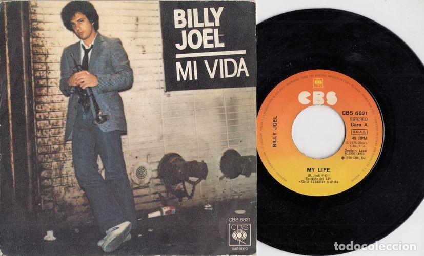Discos de vinilo: BILLY JOEL - MY LIFE - SINGLE DE VINILO - C- 19 - Foto 1