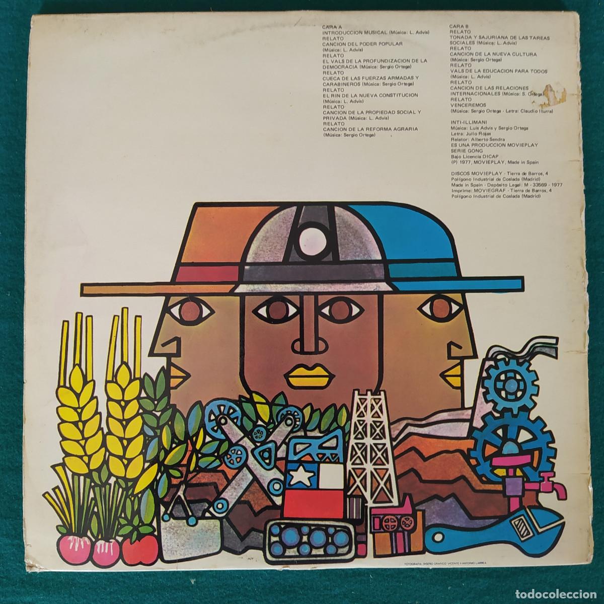 Discos de vinilo: Inti-Illimani &ndash; Canto Al Programa - Foto 2