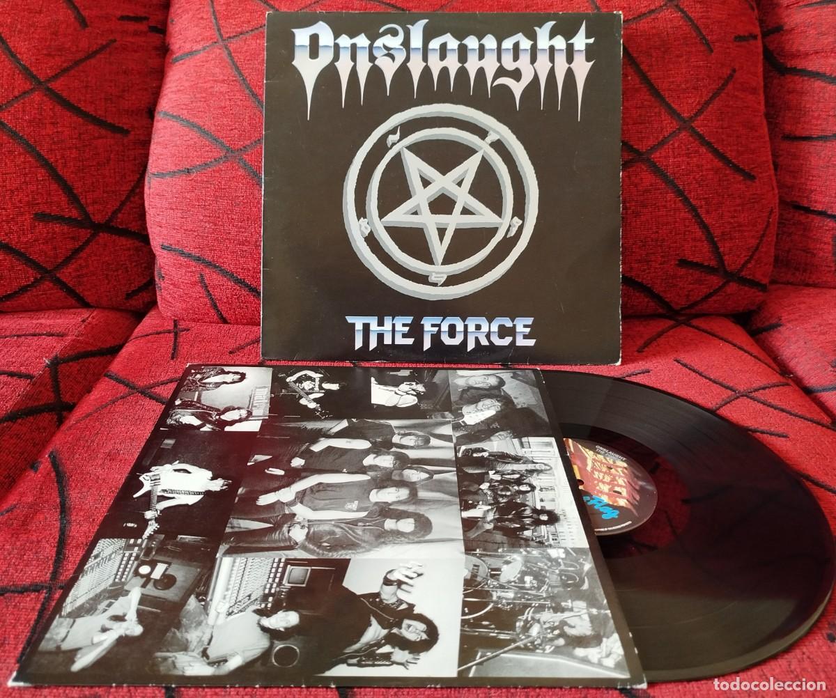 Discos de vinilo: ONSLAUGHT ** The Force **VINILO LP ORIGINAL 1986 UK - Foto 1