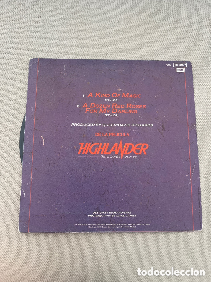 Discos de vinilo: Queen- A Kind of Magic. Vinilo Single - Foto 2
