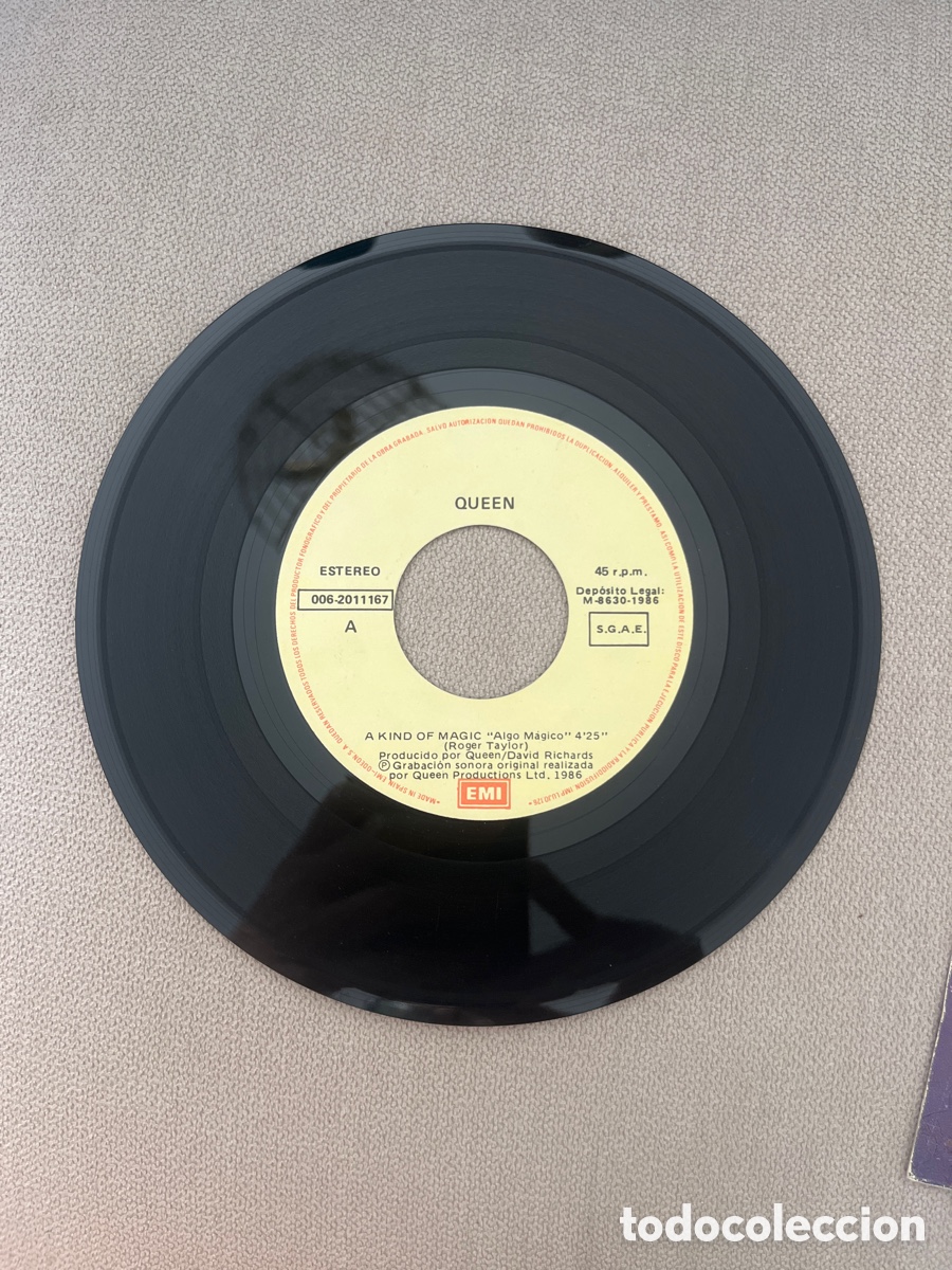Discos de vinilo: Queen- A Kind of Magic. Vinilo Single - Foto 3