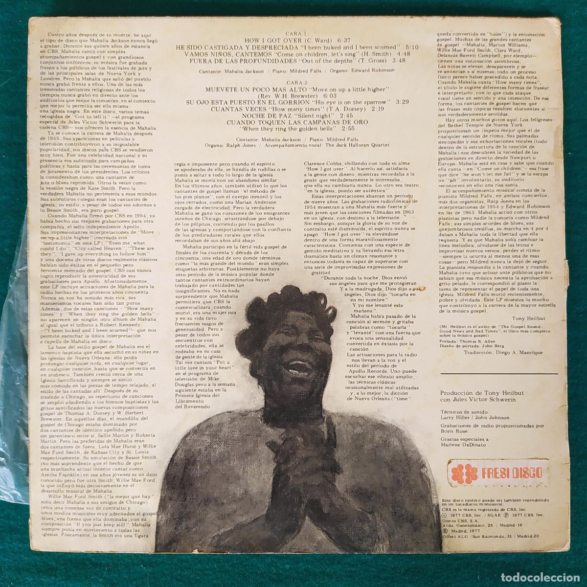 Discos de vinilo: Mahalia Jackson &ndash; How I Got Over - Foto 2