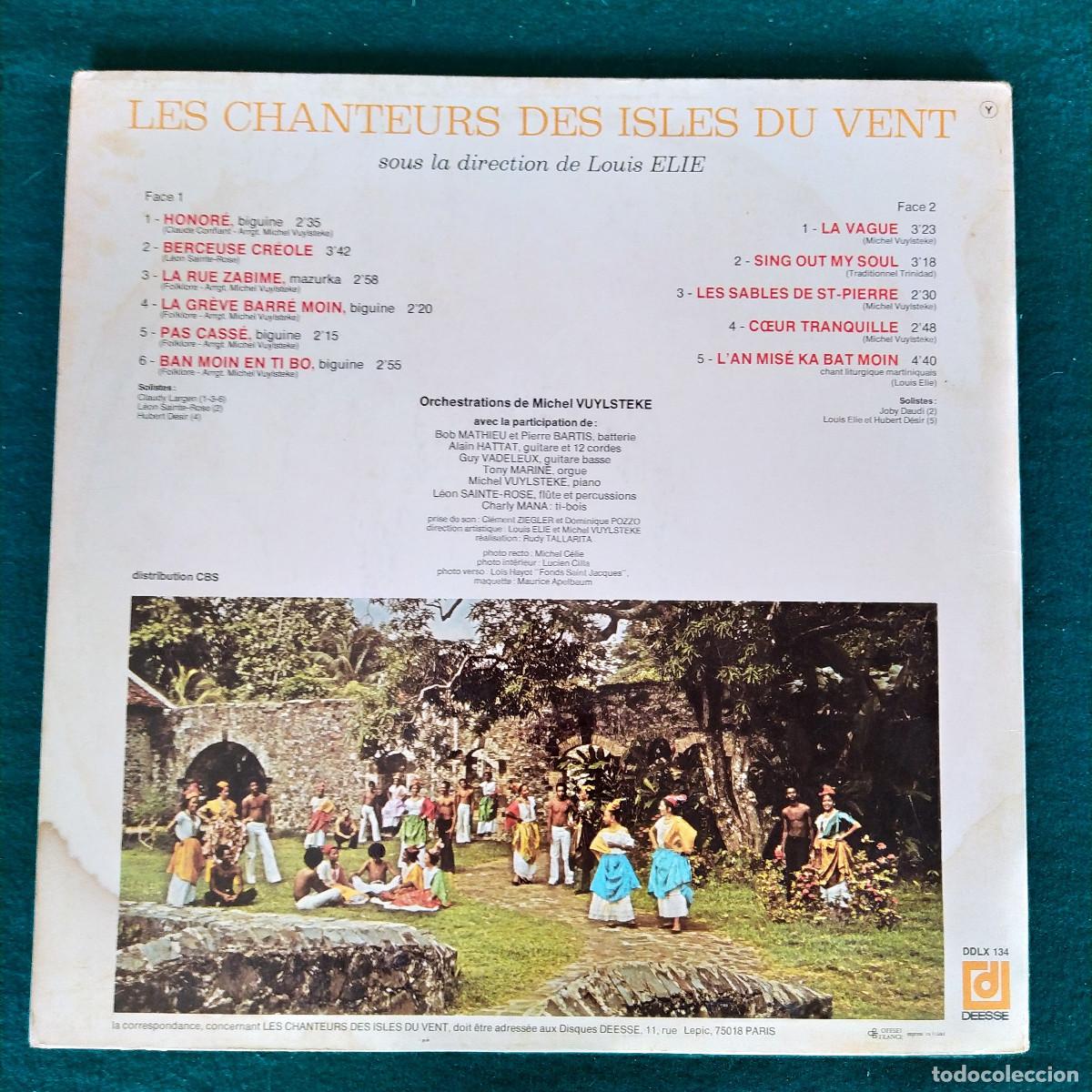 Discos de vinilo: Les Chanteurs Des Isles Du Vent &ndash; Honor&eacute; - Foto 2