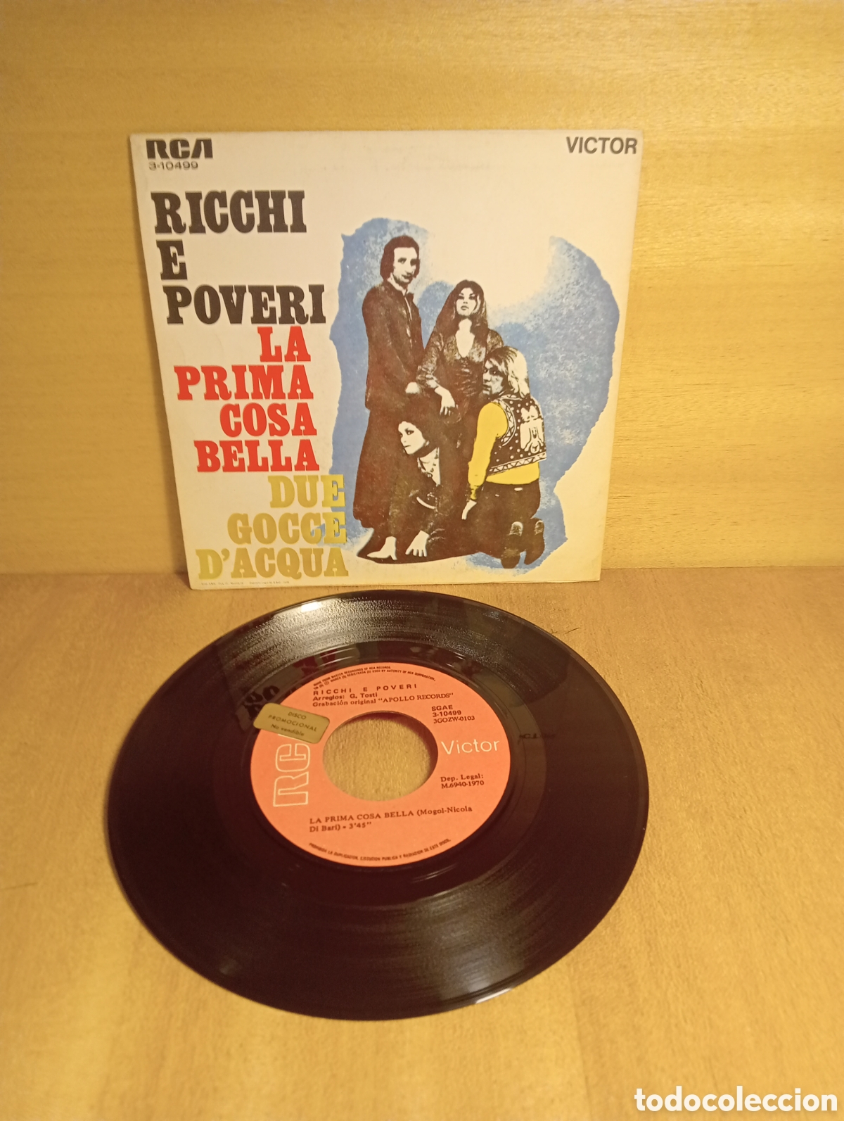 Discos de vinilo: Richi e Poveri. La prima cosa bella. Etc. - Foto 2