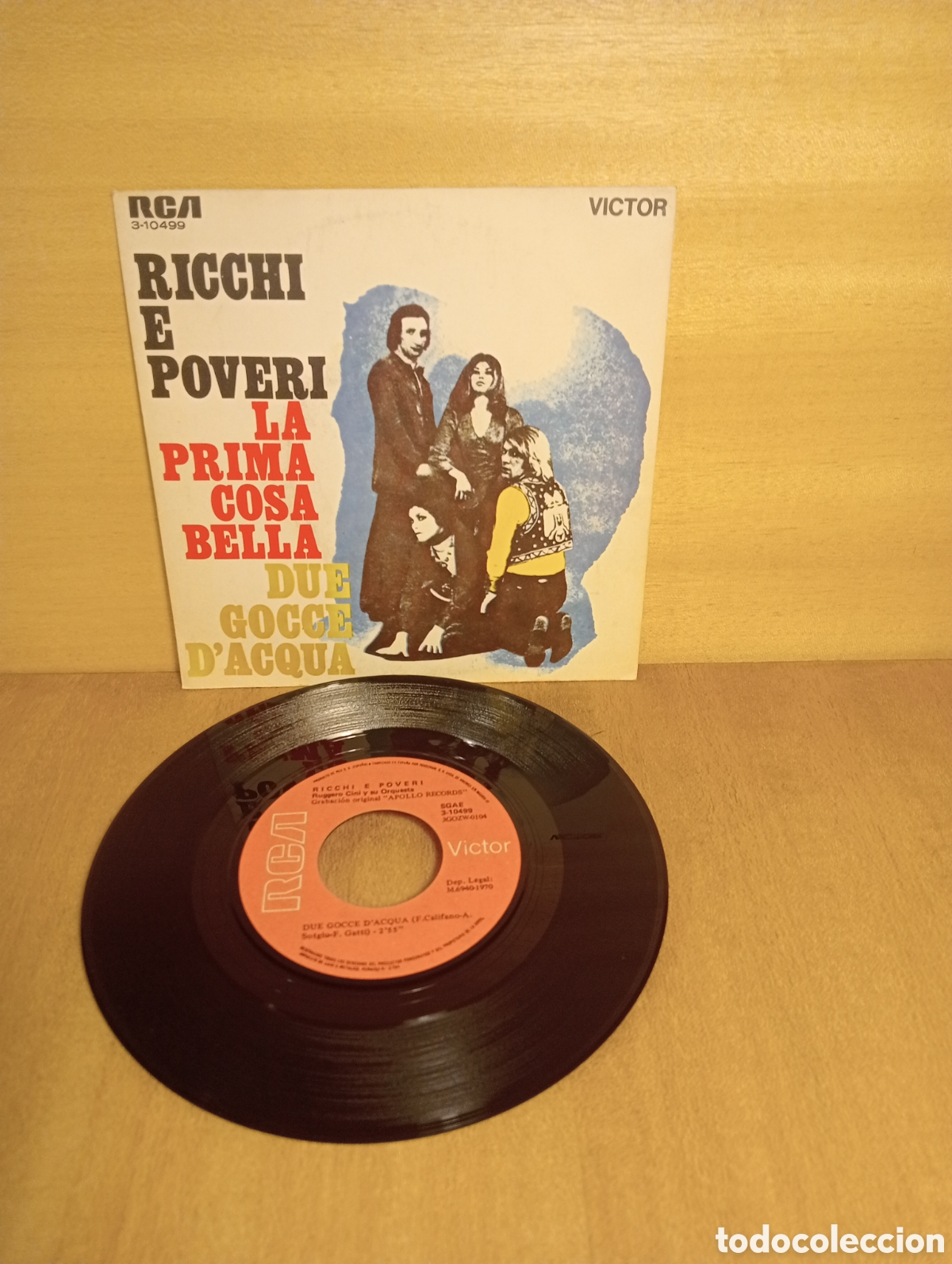 Discos de vinilo: Richi e Poveri. La prima cosa bella. Etc. - Foto 1