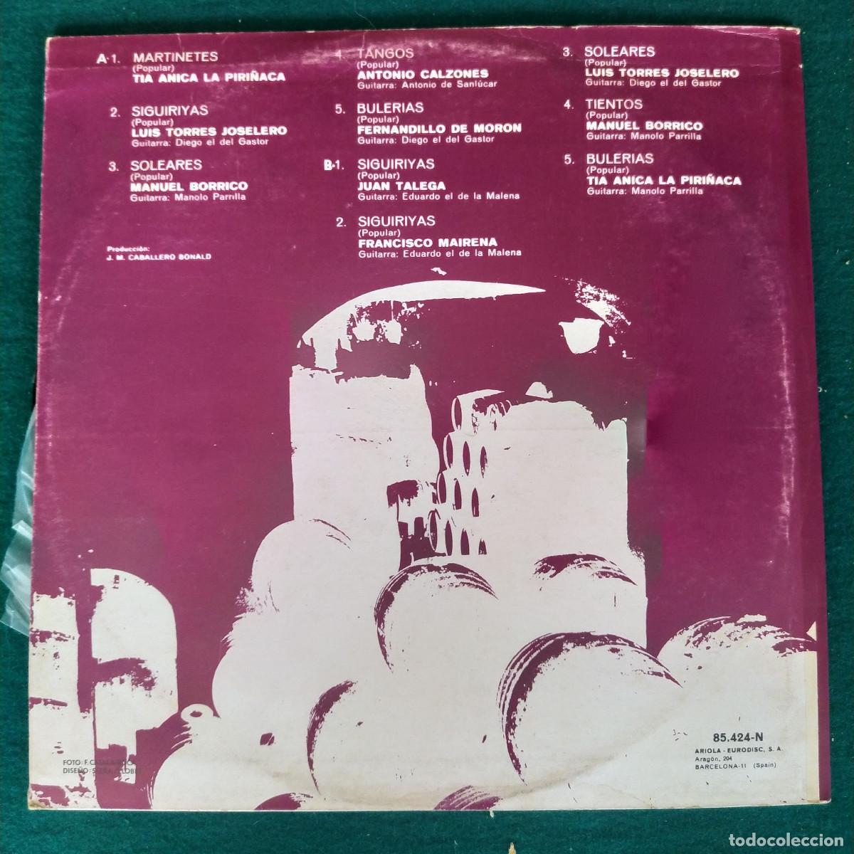 Discos de vinilo: Cantes De Triana Y Jerez - Foto 2