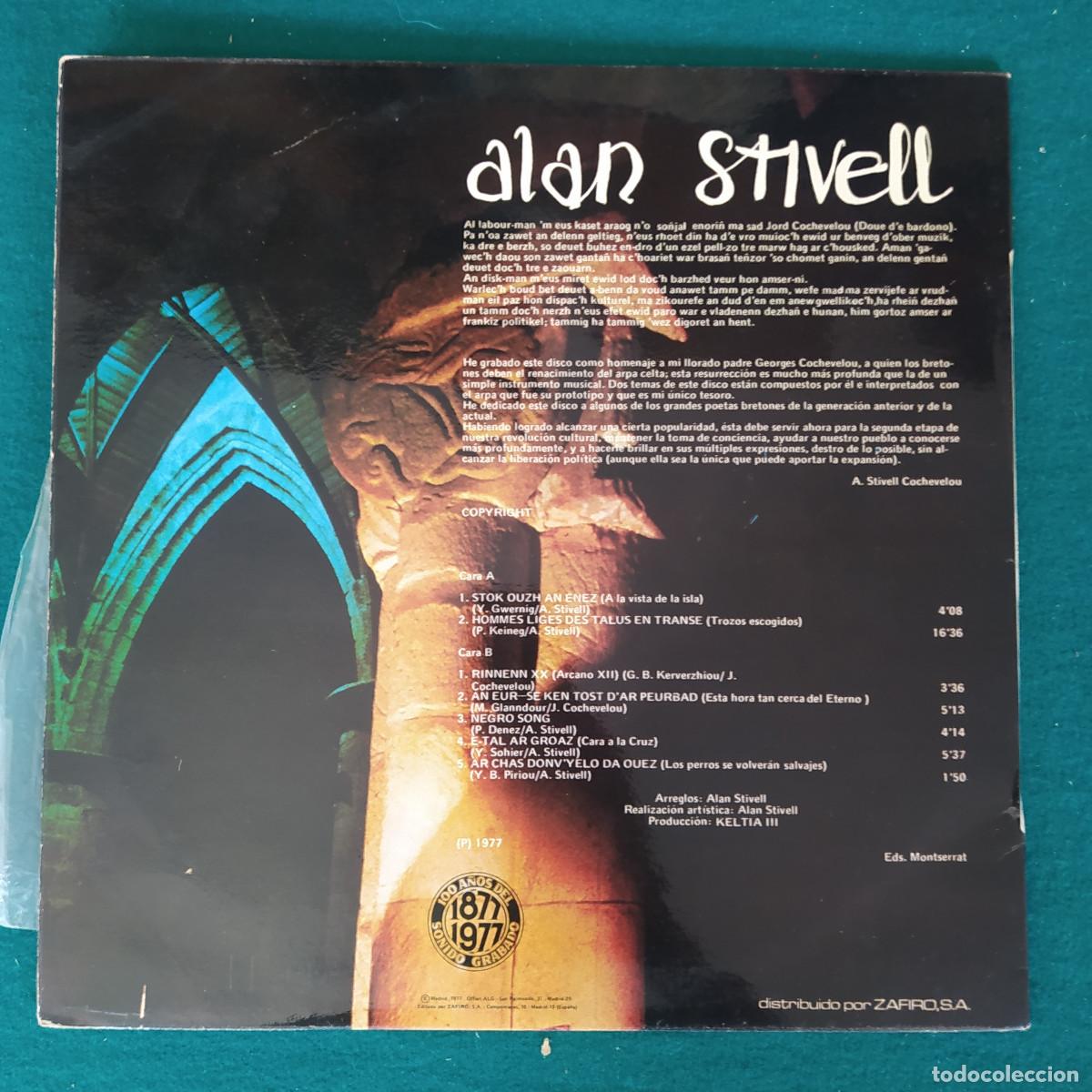 Discos de vinilo: Alan Stivell &ndash; (Hacia La Isla) - Foto 2