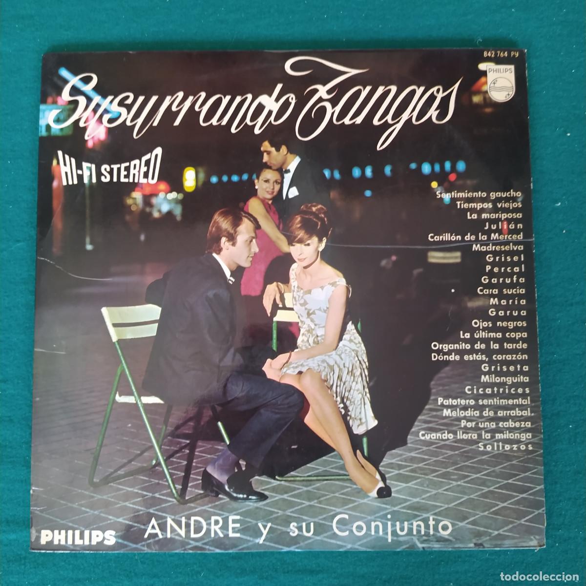 Discos de vinilo: Andre Y Su Conjunto &ndash; Susurrando Tangos - Foto 1
