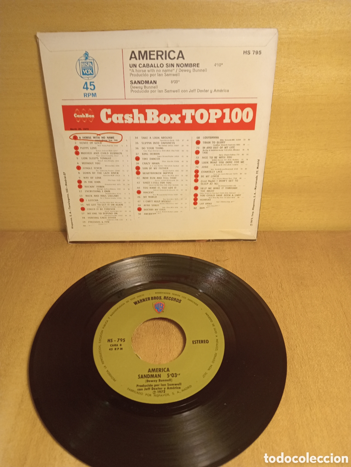 Discos de vinilo: America. Un caballo sin nombre. Etc. - Foto 2
