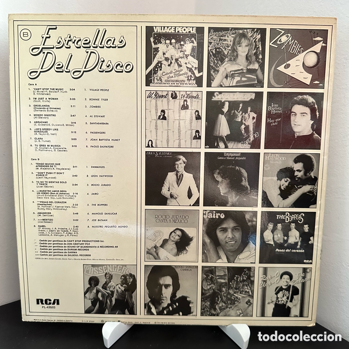 Discos de vinilo: Varios - Estrellas Del Disco (LP, Comp) 1980/ES - Foto 2