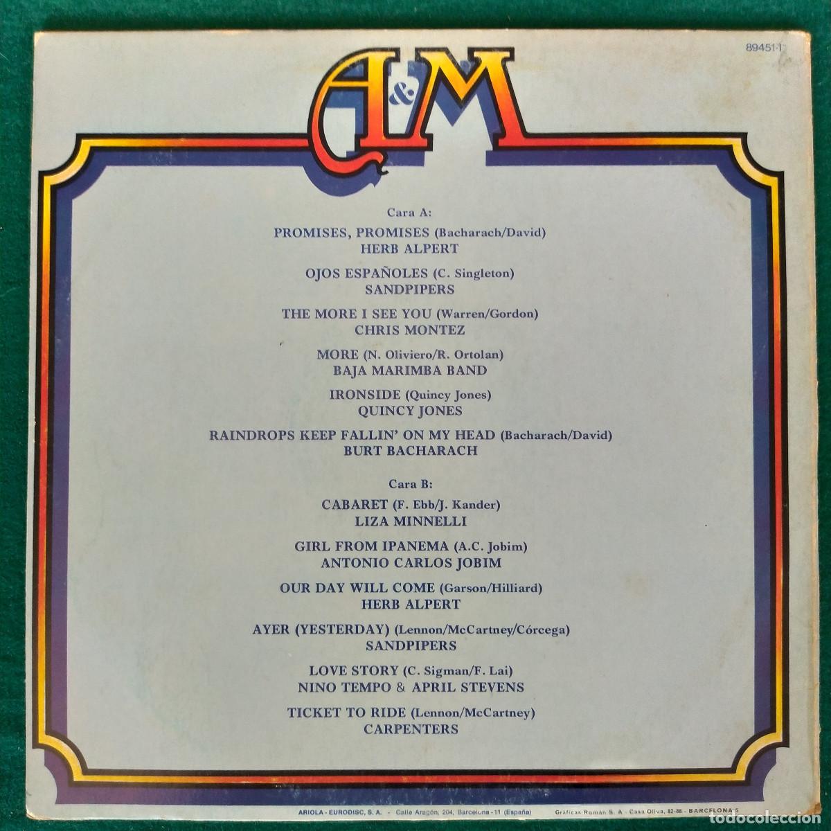 Discos de vinilo: Various &ndash; A&M 1976.. - Foto 2
