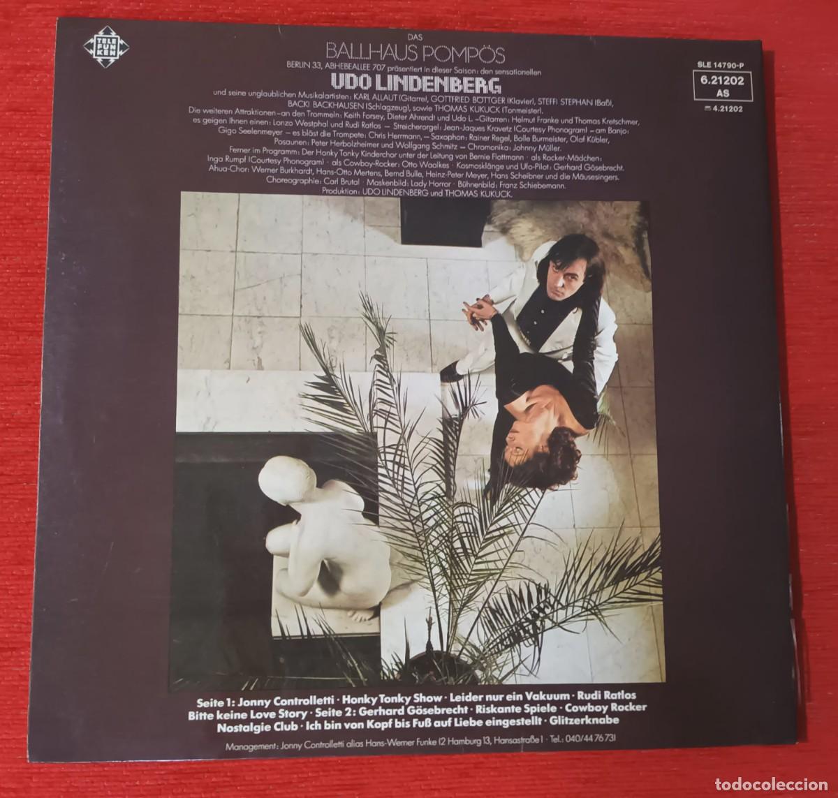 Discos de vinilo: UDO LINDENBERG - BALL POMPOS - LP - Foto 2