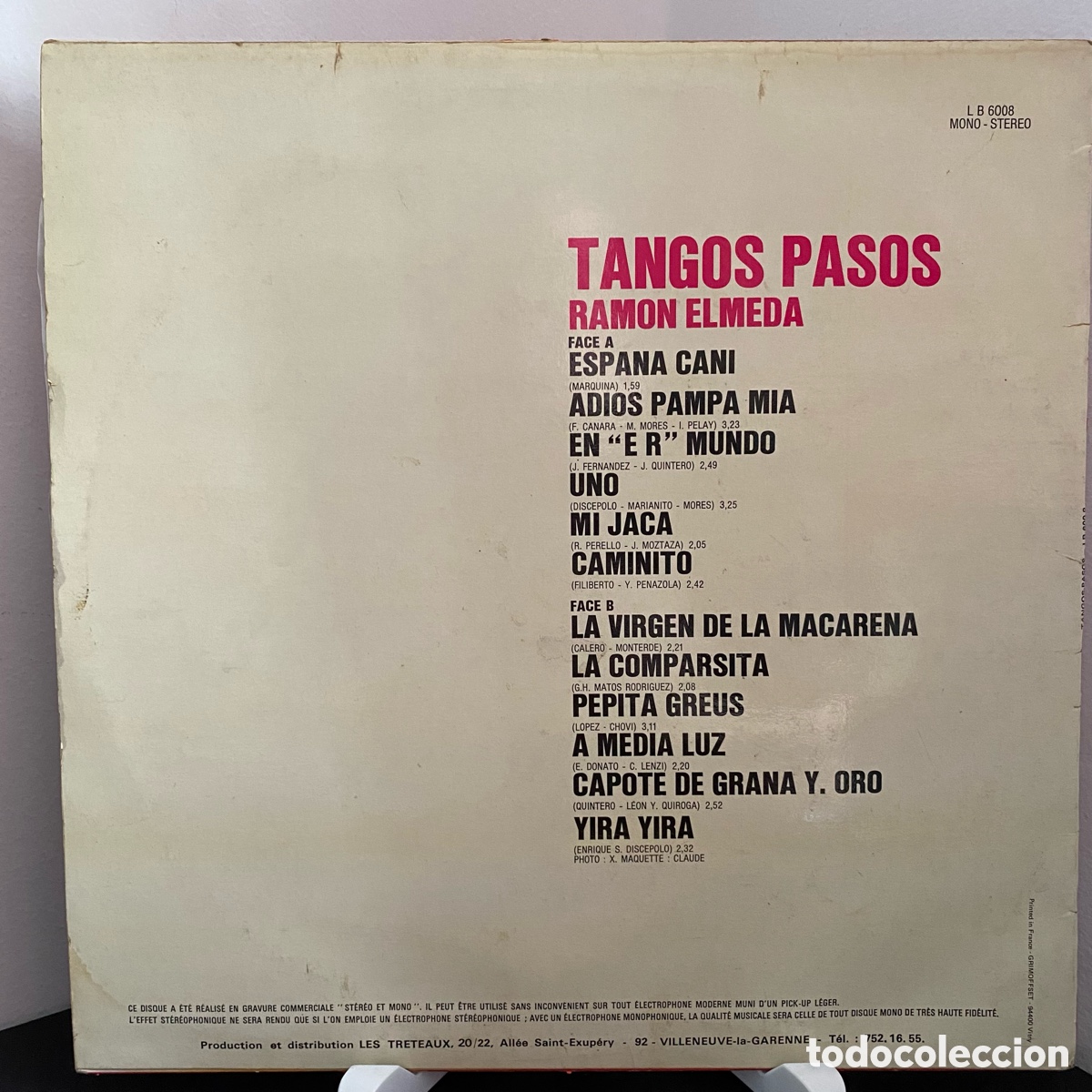 Discos de vinilo: Varios - Tangos & Pasos Vol.2 (LP, Comp) - Foto 2