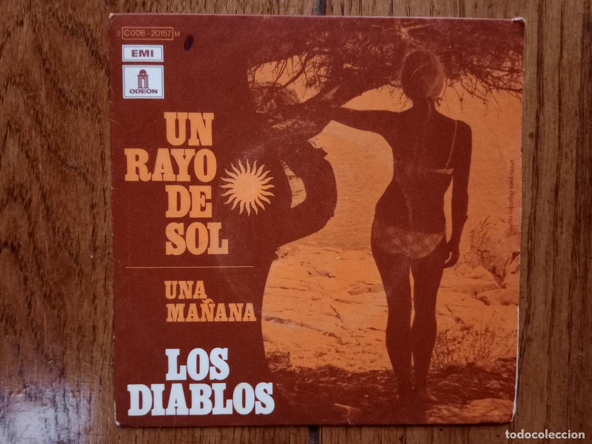 Discos de vinilo: Los Diablos - un rayo de sol + una ma&ntilde;ana - Foto 1