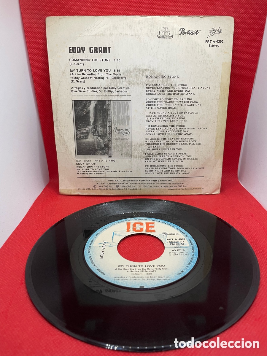 Discos de vinilo: Eddy Grant &lrm;&ndash; Romancing The Stone 1984 - Foto 2