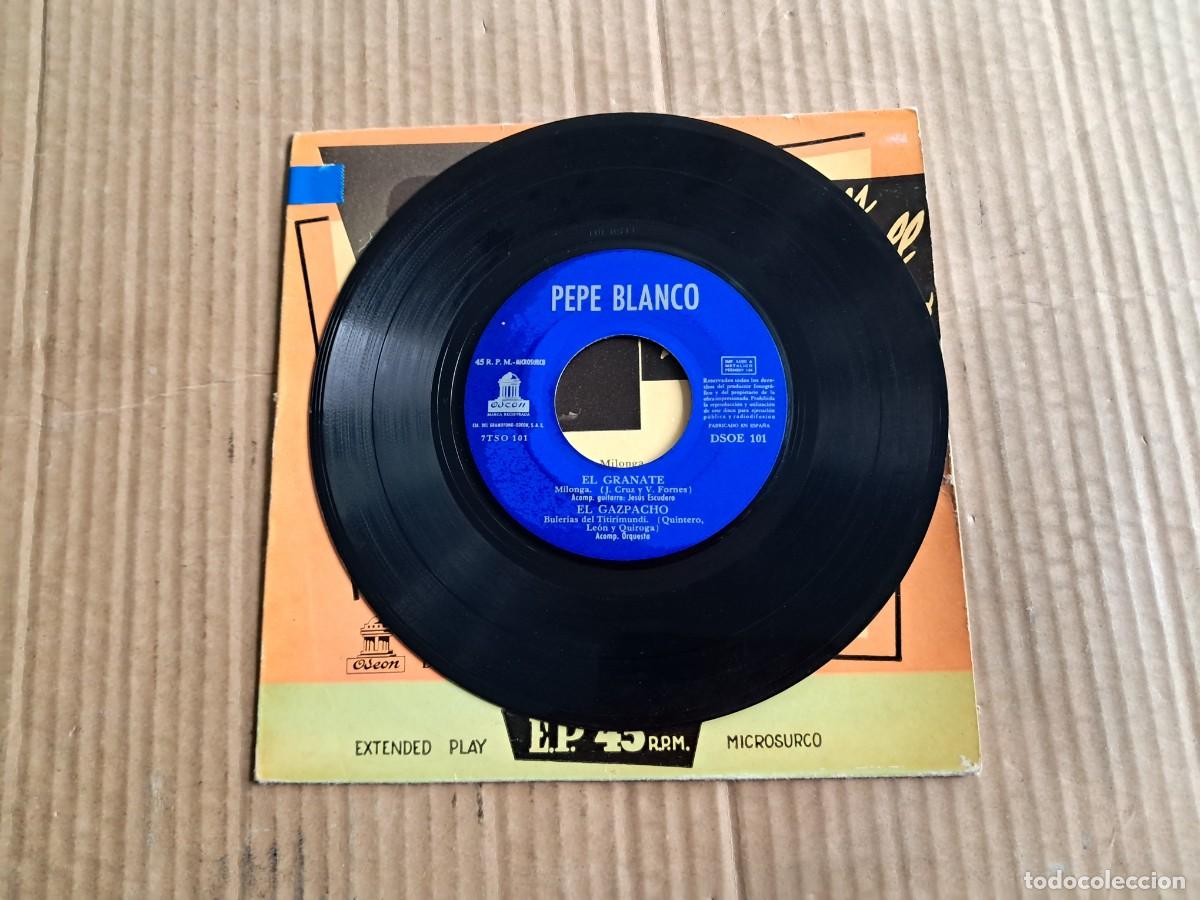 Discos de vinilo: CARMEN MORELL & PEPE BLANCO - EL GRANATE EP 4 TEMAS - Foto 3