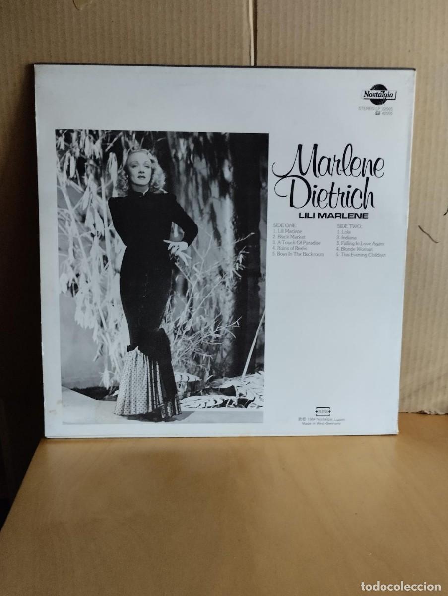 Discos de vinilo: MARLENE DIETRICH ---- LILI MARLENE - Foto 2