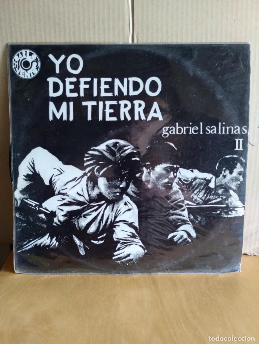 Discos de vinilo: GABRIEL SALINAS ----- YO DEFIENDO A MI TIERRA - Foto 1