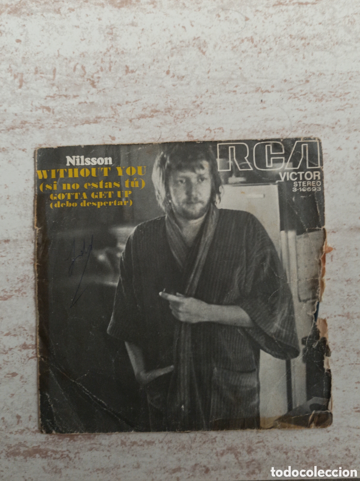 Discos de vinilo: NILSSON - WITHOUT YOU - SINGLE - VG / F - Foto 1