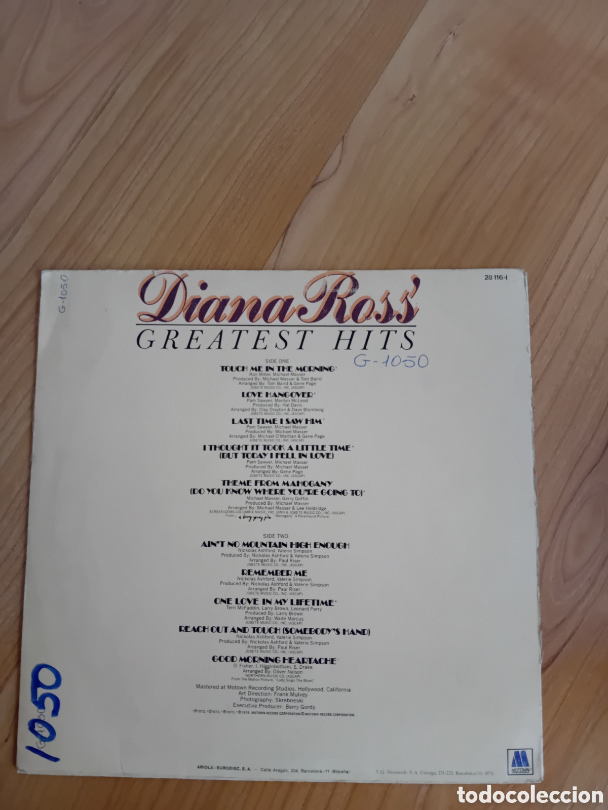 Discos de vinilo: DIANA ROSS. GREATEST HITS - Foto 2