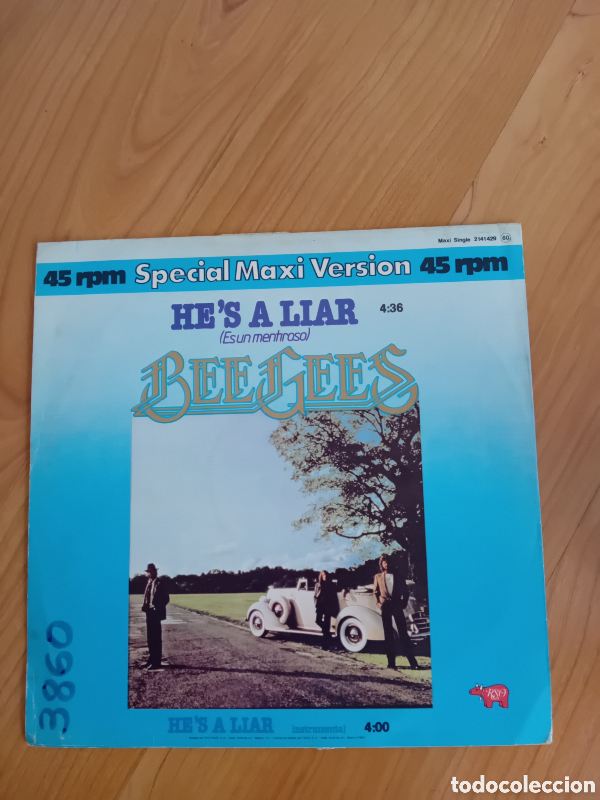 Discos de vinilo: BEE GEES. HES A LIAR - Foto 2