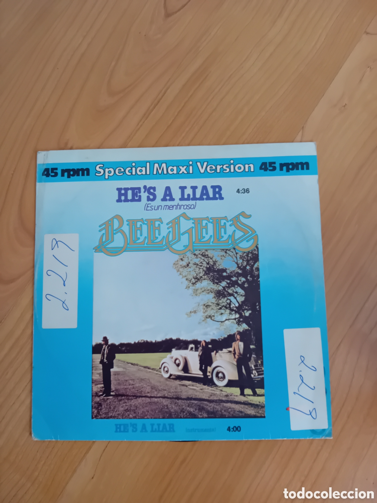 Discos de vinilo: BEE GEES. HES A LIAR - Foto 1