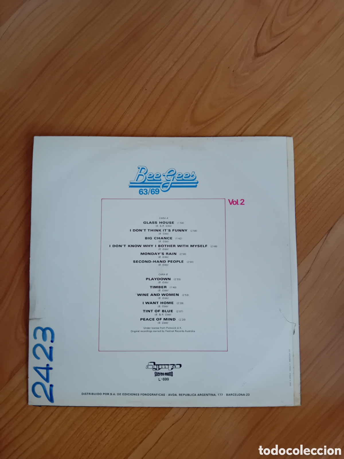 Discos de vinilo: BEE GEES. 63/69. VOLUMEN 2 - Foto 2