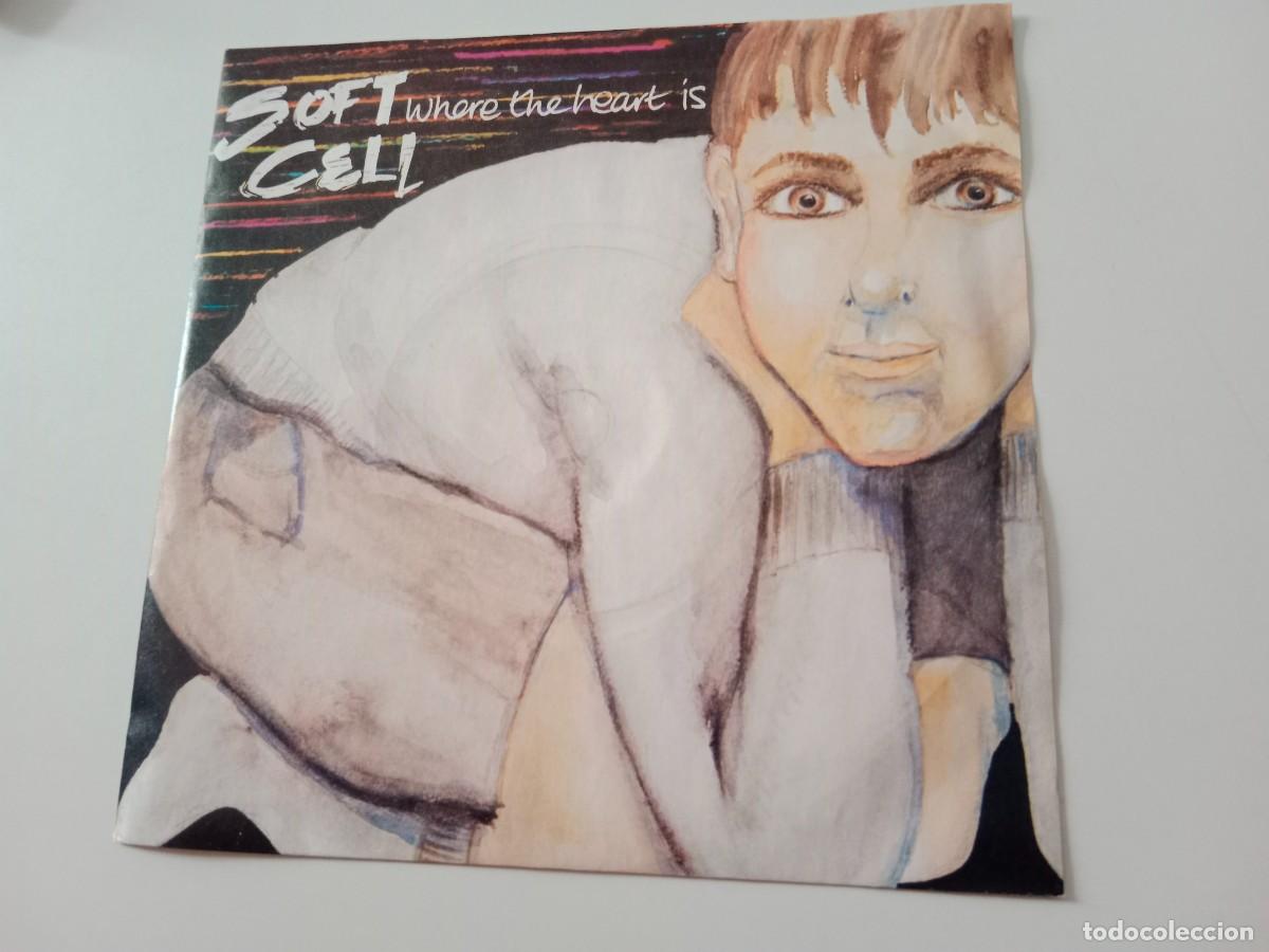 Discos de vinilo: SINGLE SOFT CELL - WHERE THE HEART IS - Foto 1
