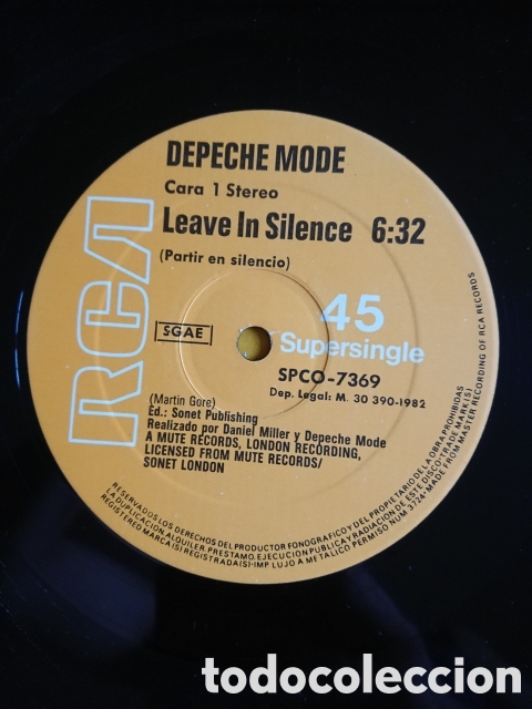 Discos de vinilo: Depeche Mode - Leave In Silence - Foto 5
