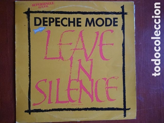 Discos de vinilo: Depeche Mode - Leave In Silence - Foto 1
