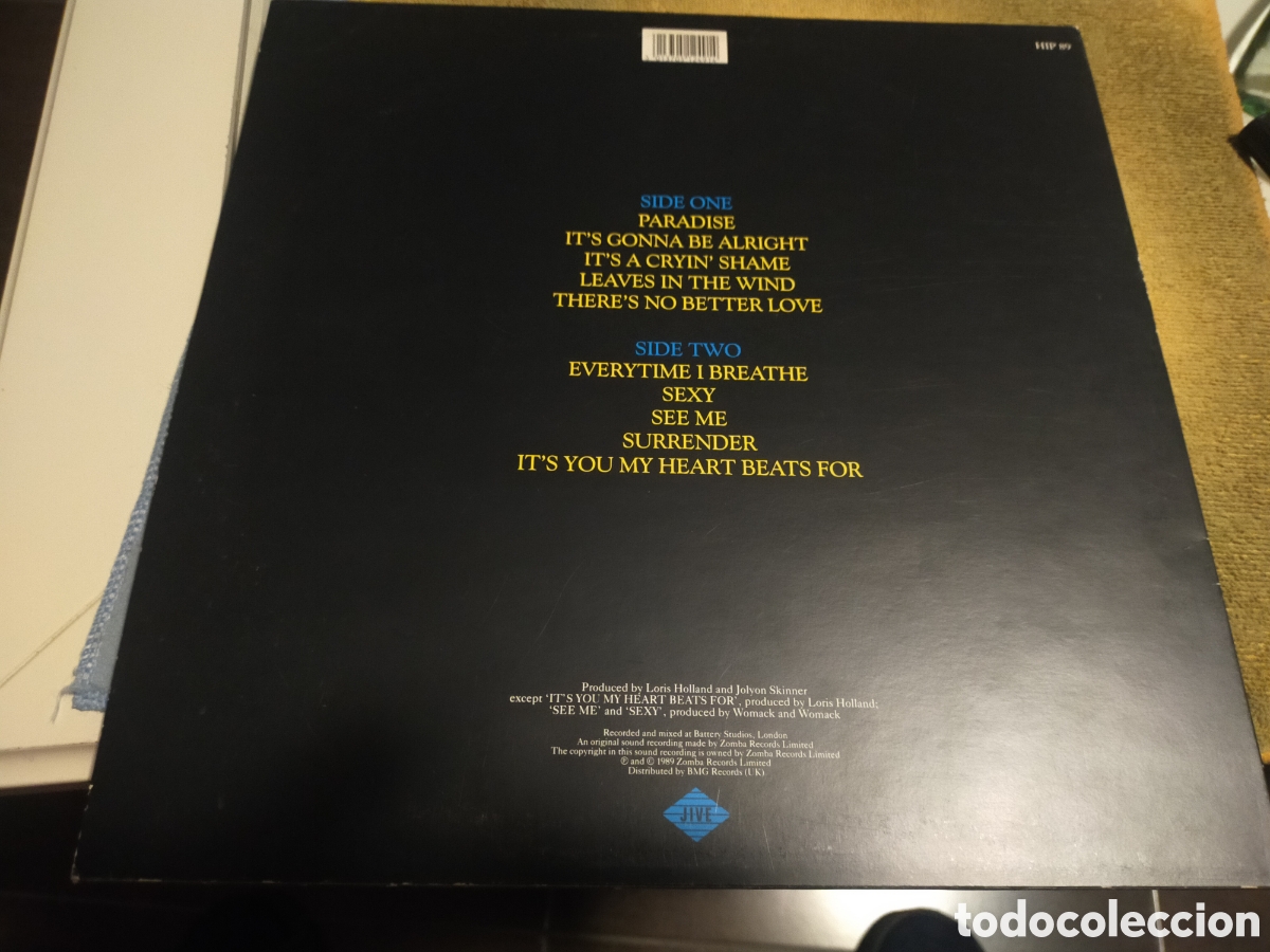 Discos de vinilo: Ruby Turner lp paradise u.k. 1989 - Foto 2