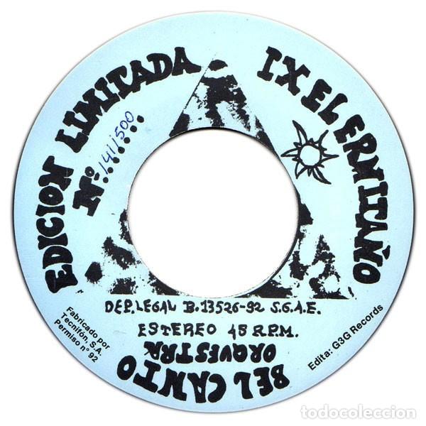 Discos de vinilo: Bel Canto Orquestra &ndash; IX El Ermita&ntilde;o - Foto 3