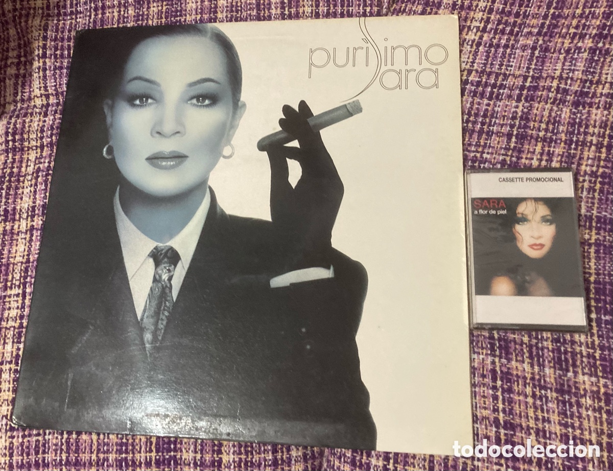 Discos de vinilo: Lote Sara Montiel casette vinilo