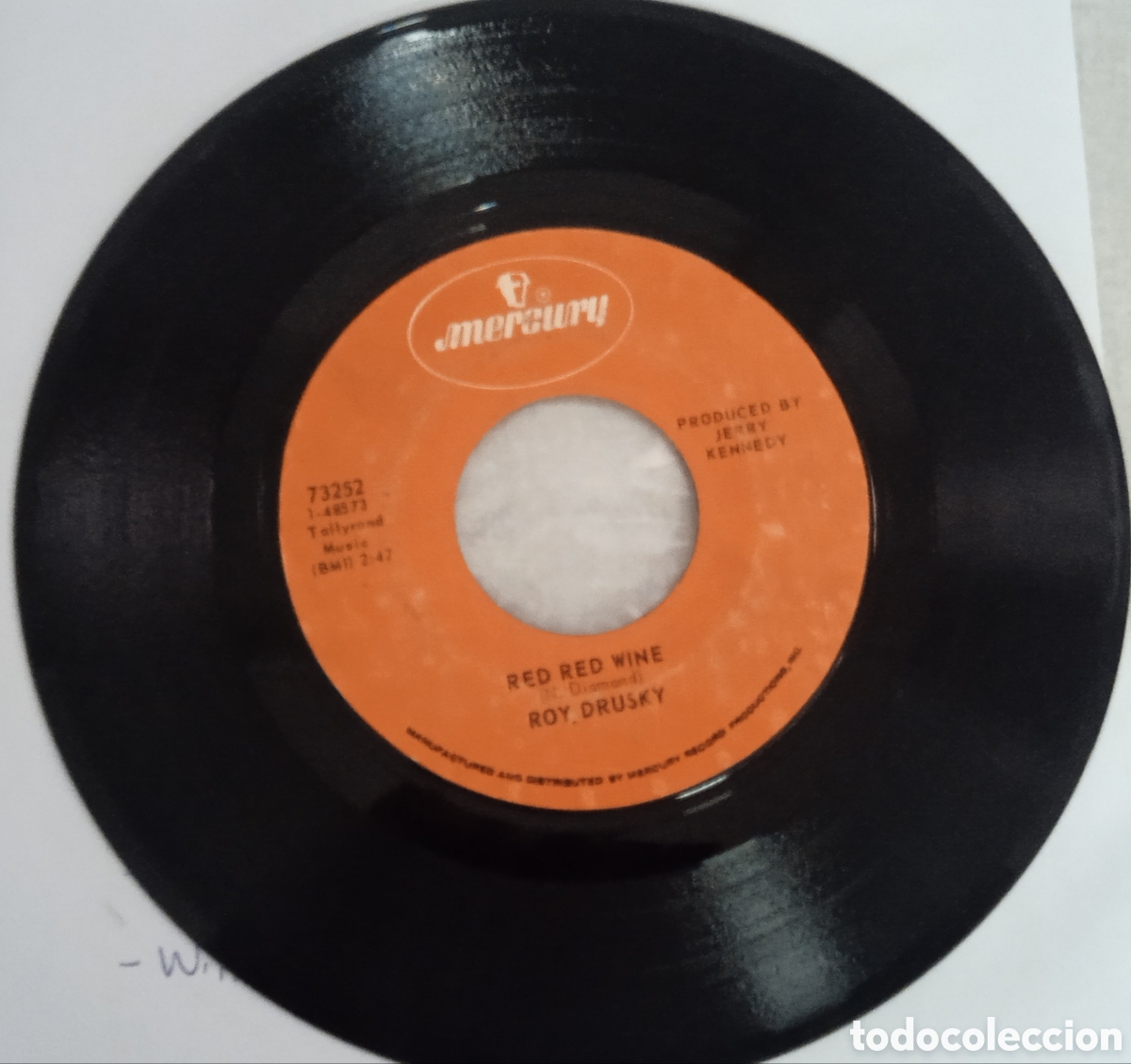 Discos de vinilo: ROY DRUSKY - Red red wine (1971) disco vinilo - Foto 1