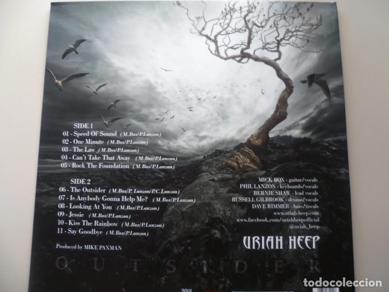 Discos de vinilo: Uriah Heep Outsider LP Original Germany 2014 - Foto 2