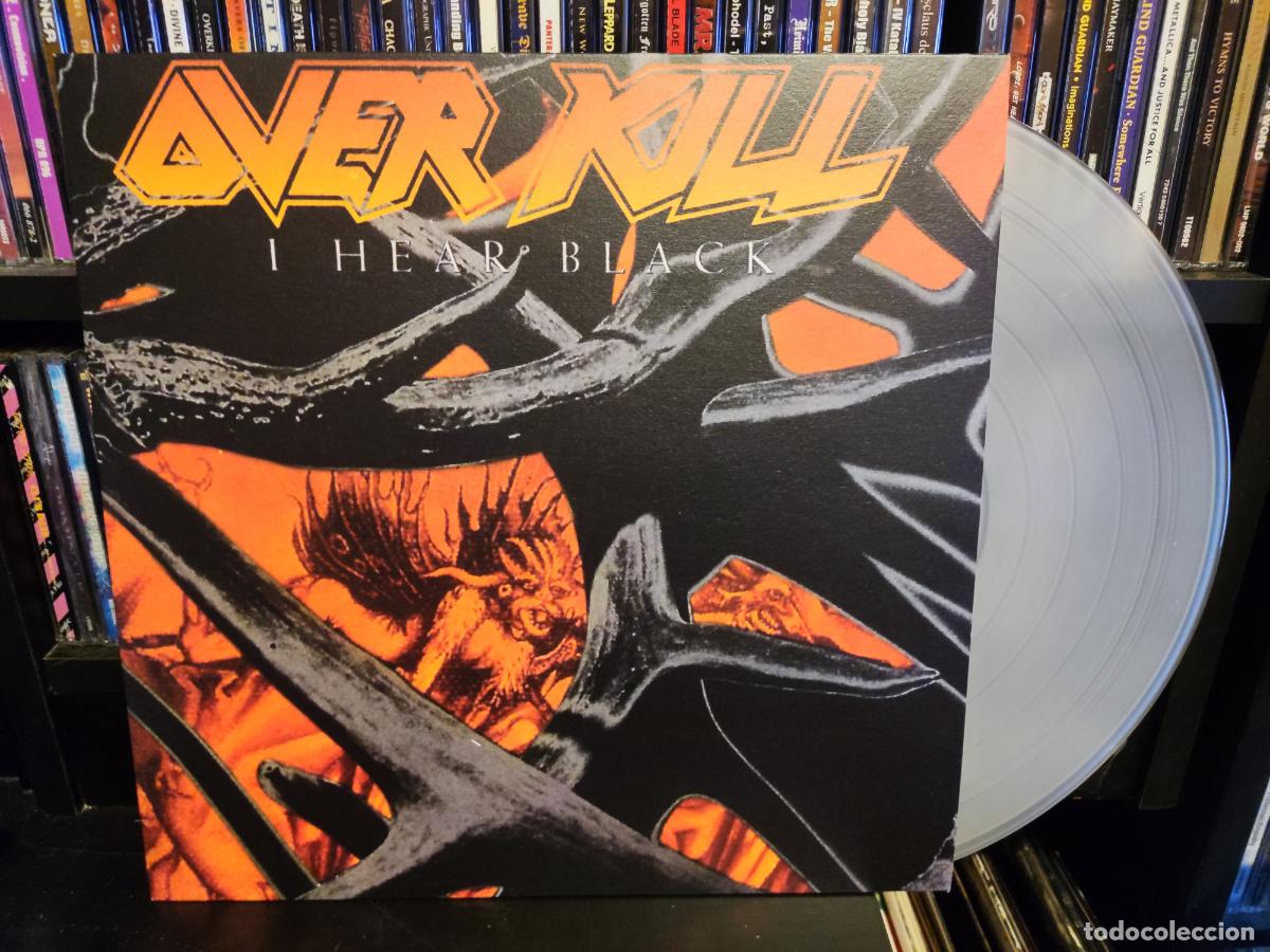 Discos de vinilo: OVERKILL - I HEAR BLACK - VINILO TRANSPARENTE - Foto 1