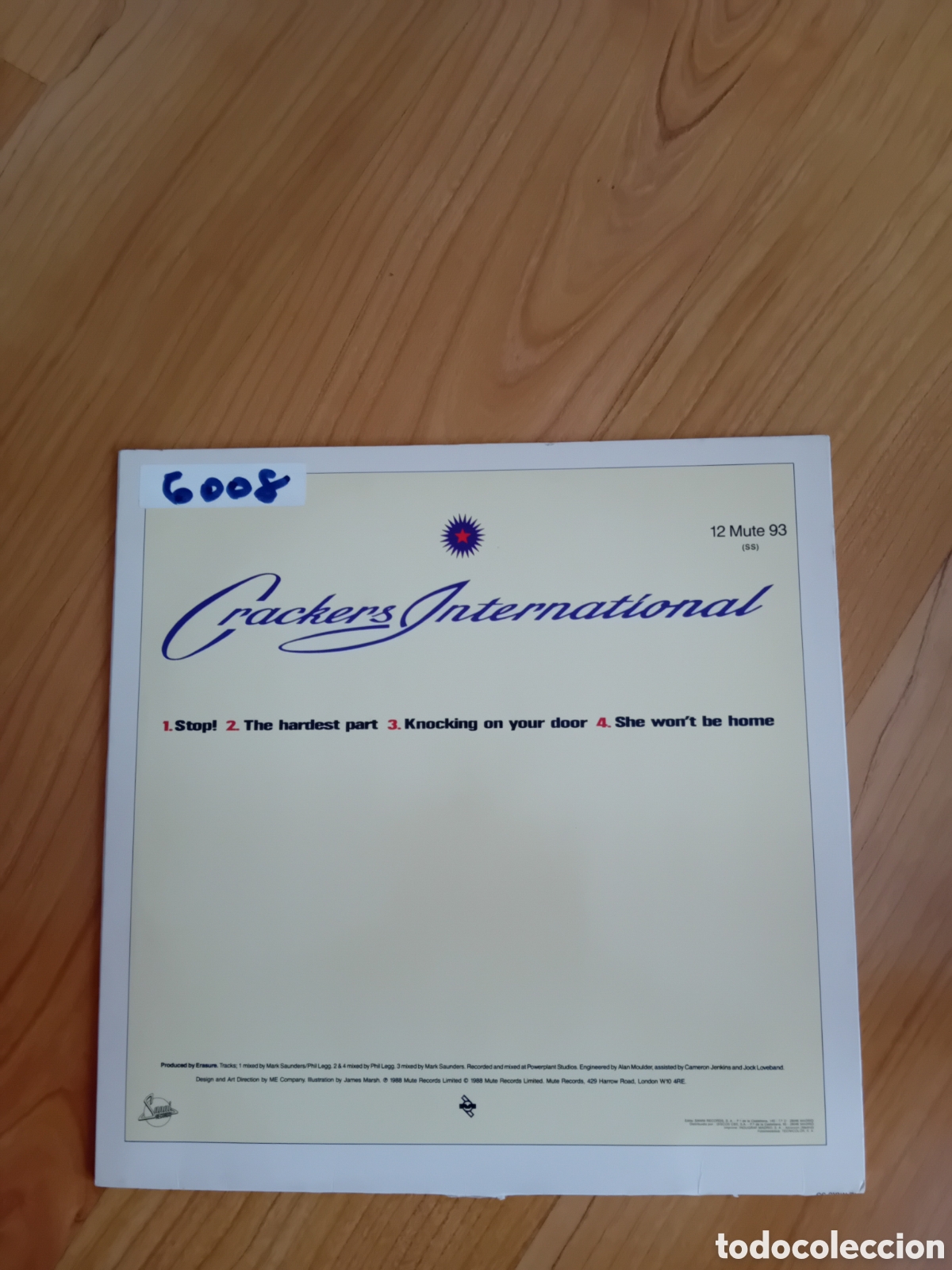 Discos de vinilo: ERASURE. CRACKERS INTERNATIONAL - Foto 2