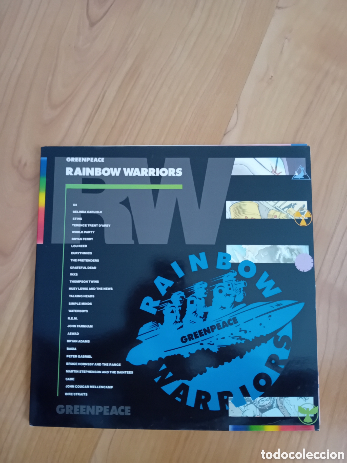 Discos de vinilo: GREENPEACE. RAINBOW WARRIORS. DOBLE LP - Foto 1