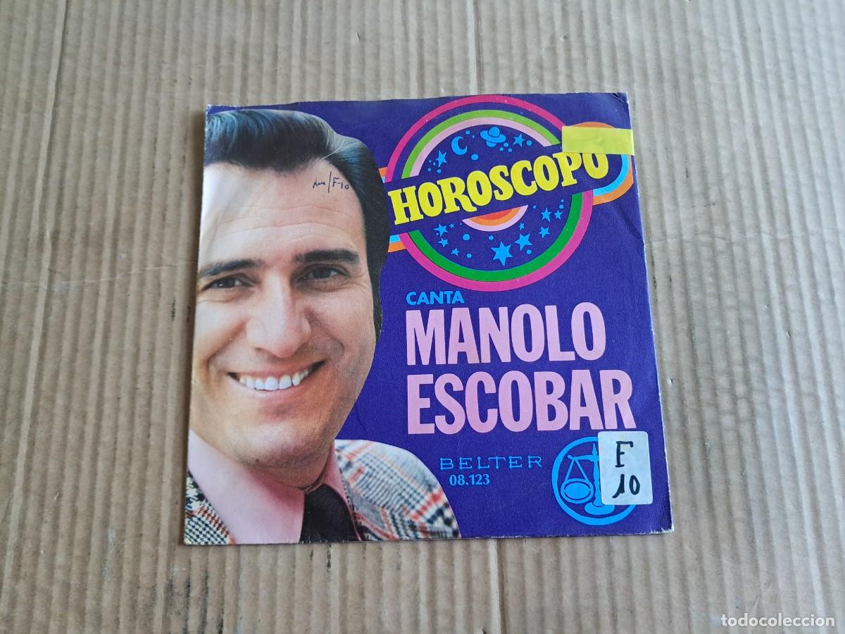 Discos de vinilo: MANOLO ESCOBAR - HOROSCOPO SINGLE 1972 - Foto 1