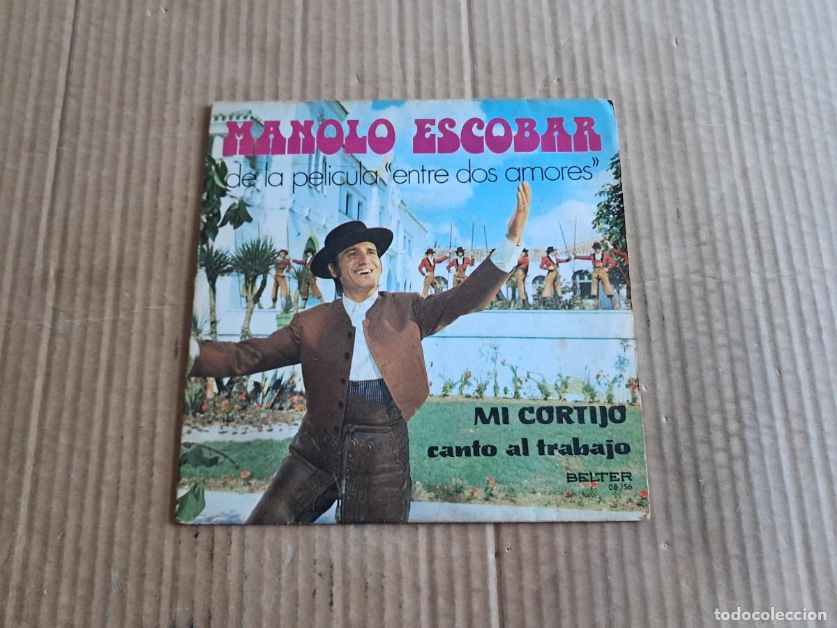 Discos de vinilo: MANOLO ESCOBAR - MI CORTIJO SINGLE 1972 - Foto 1