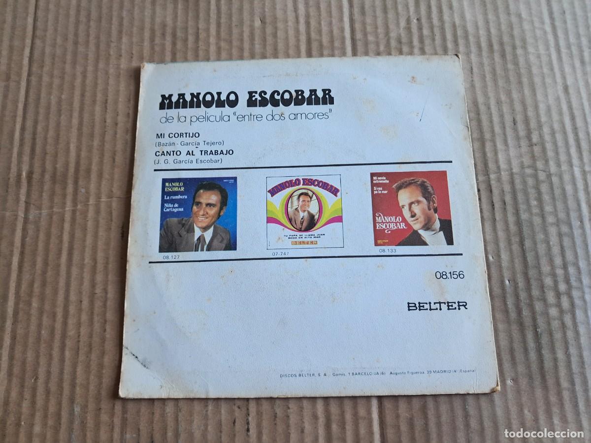Discos de vinilo: MANOLO ESCOBAR - MI CORTIJO SINGLE 1972 - Foto 3