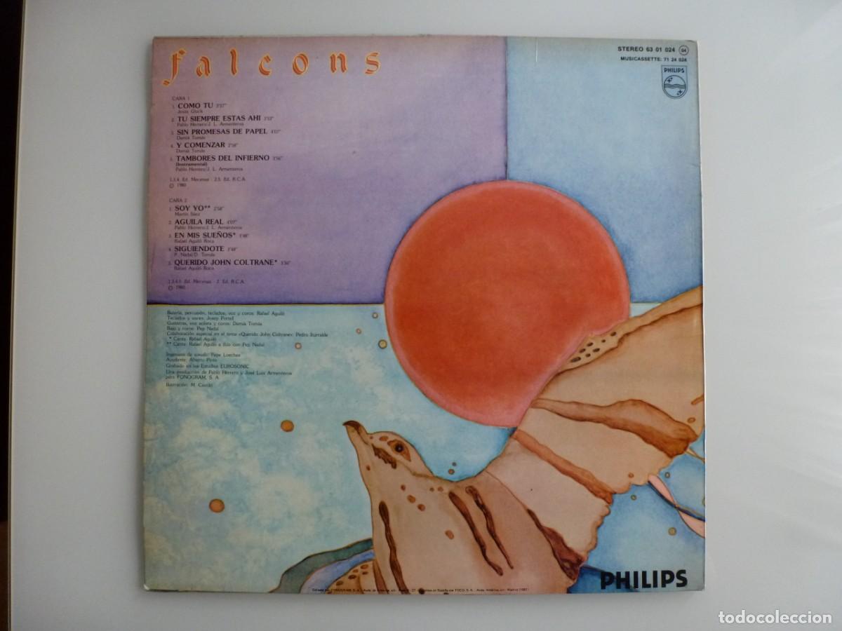 Discos de vinilo: FALCONS - COMO TU (LP PHILIPS 1980) - Foto 2