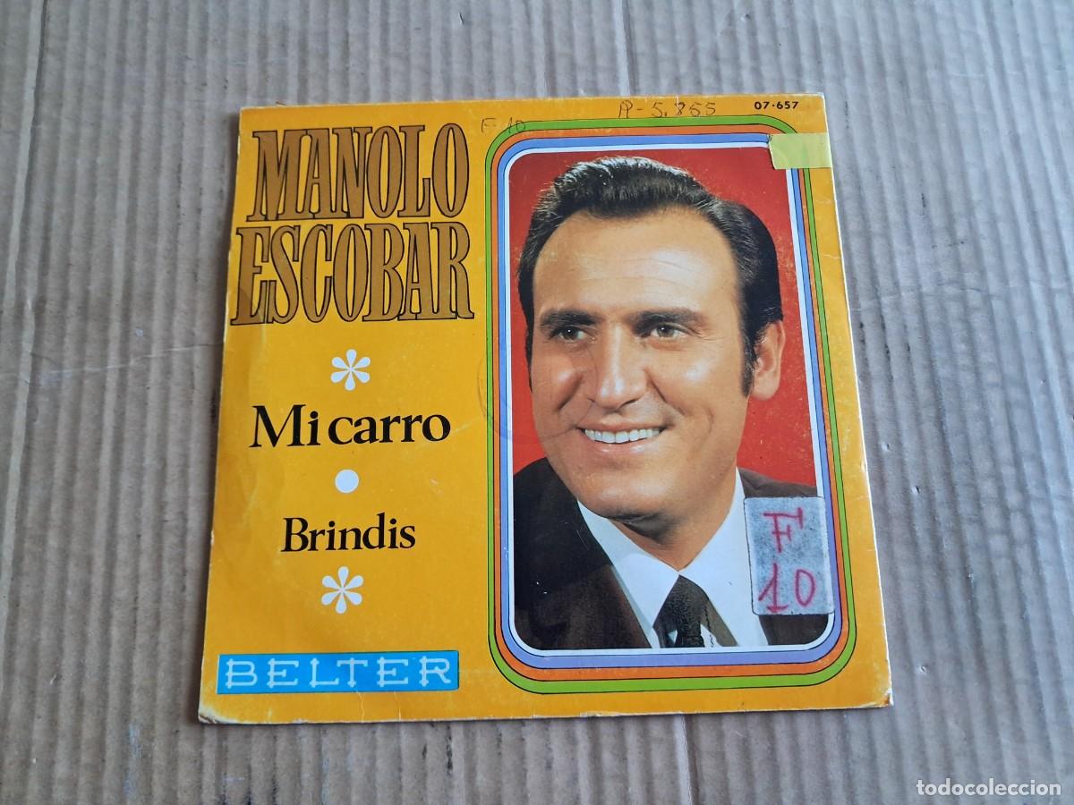 Discos de vinilo: MANOLO ESCOBAR - MI CARRO SINGLE 1969 - Foto 3